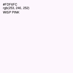 #FDF6FC - Wisp Pink Color Image